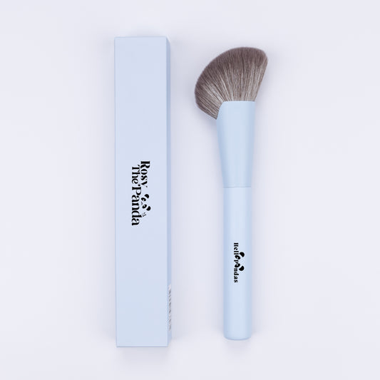 Powder Blush & Bronzer Brush- Blue Candy